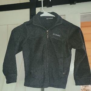 Columbia Charcoal Full-Zip Fleece Jacket